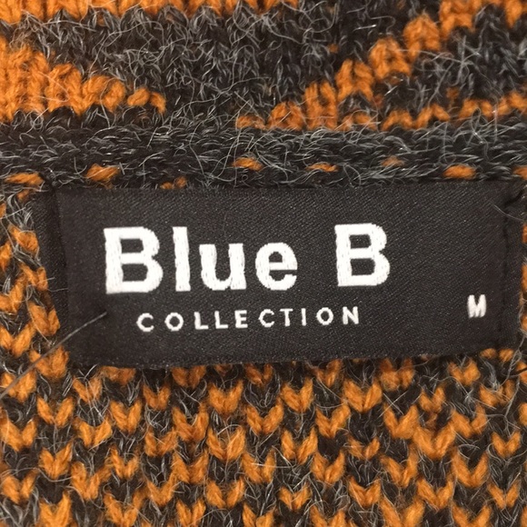 Blue B Collection Long Cardigan Aztec Design, Size Medium - Picture 7 of 10